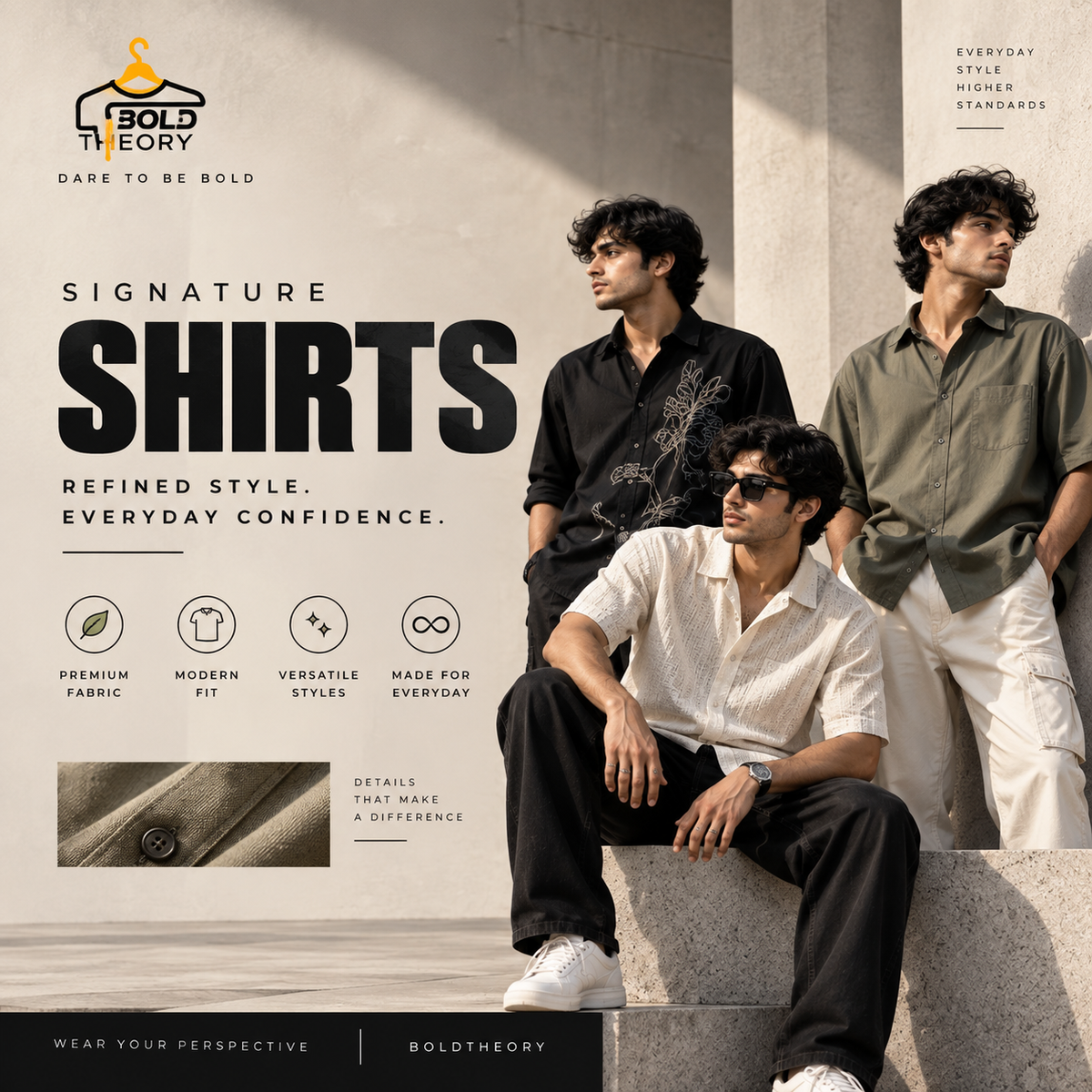 Signature Shirts for Men | BoldTheory