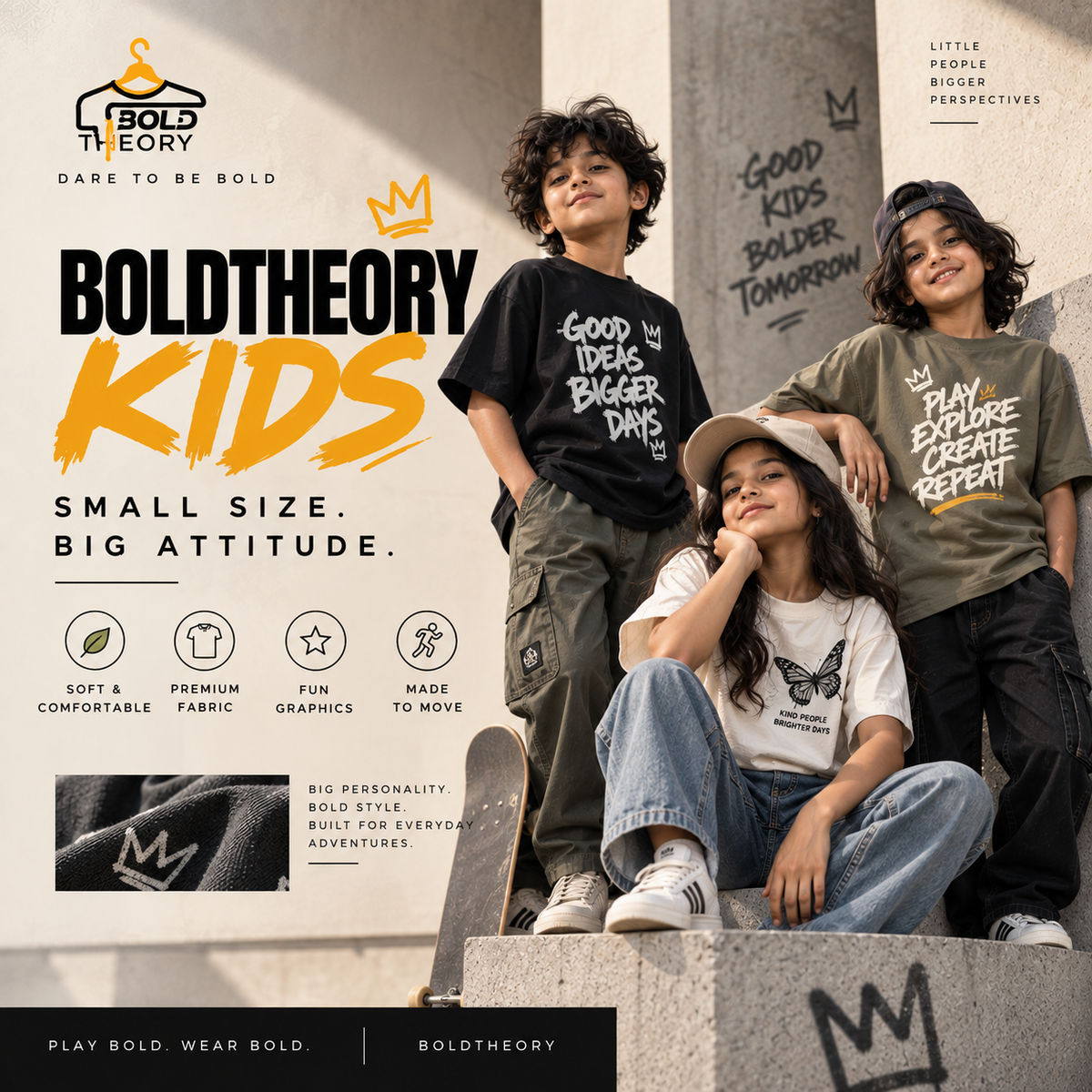 Kids' T-Shirts & Clothing | BoldTheory