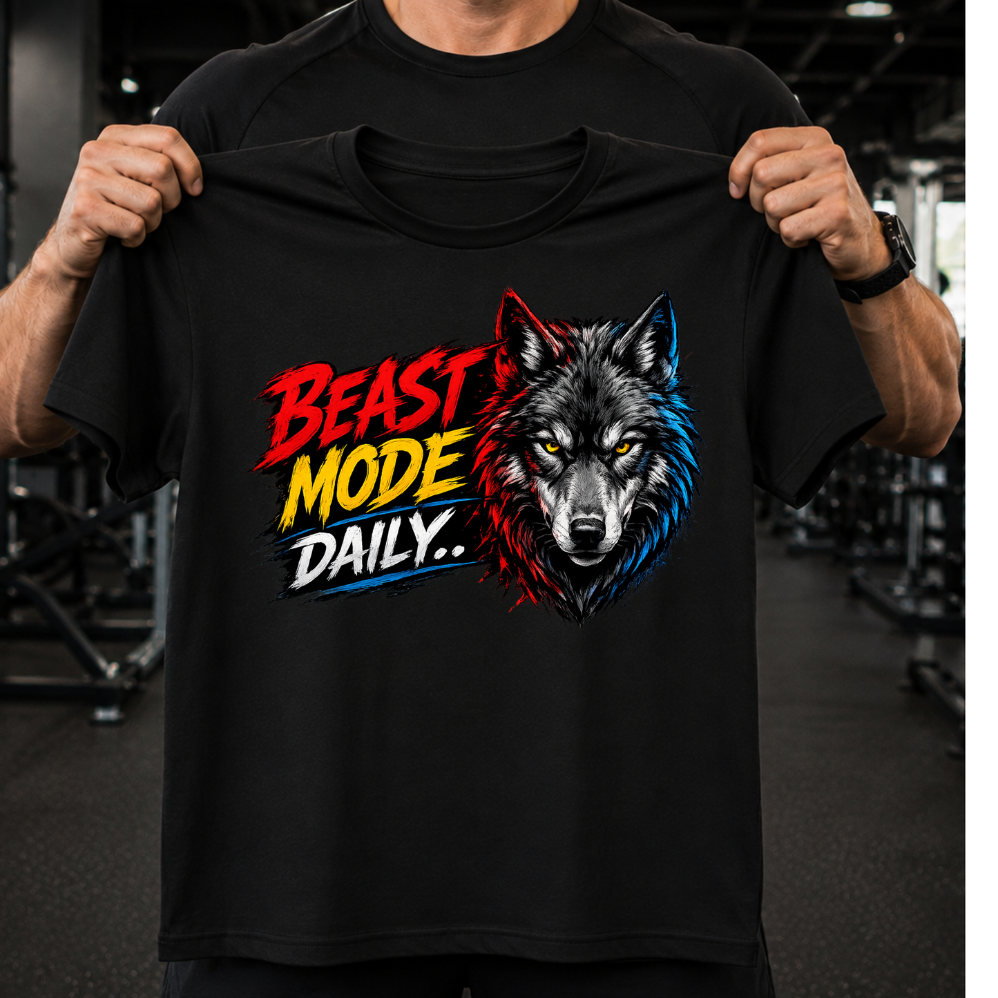 Beast Mode Daily Pure Cotton Premium Tshirt For Gym Lovers