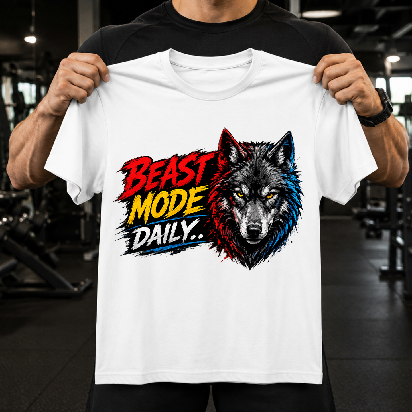 Beast Mode Daily Pure Cotton Premium Tshirt For Gym Lovers