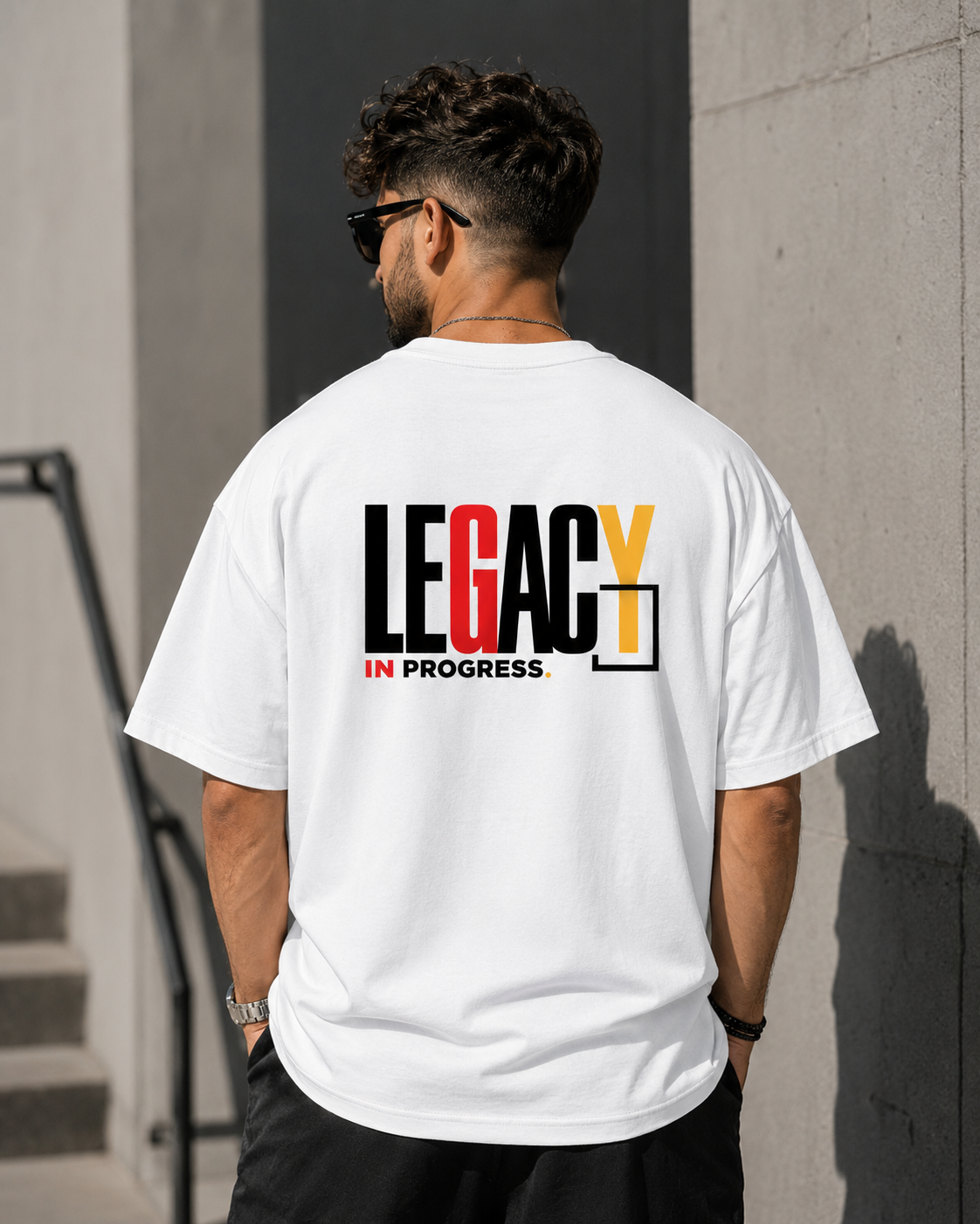 LEGACY IN PROGRESS – Unisex Oversized Classic T-Shirt