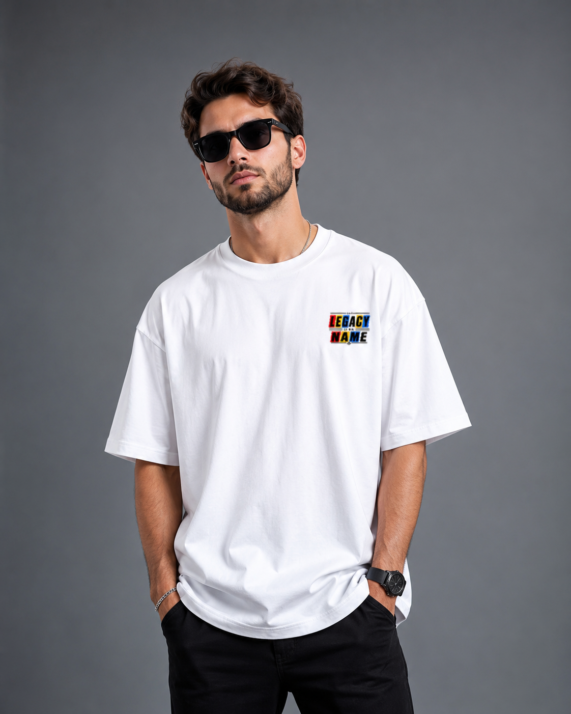 Legacy In My Name – Strong Men Have Roots Oversized T-Shirt
