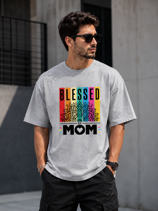 Blessed By Mom – Unisex Oversized Classic T-Shirt