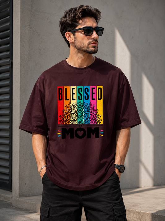 Blessed By Mom – Unisex Oversized Classic T-Shirt