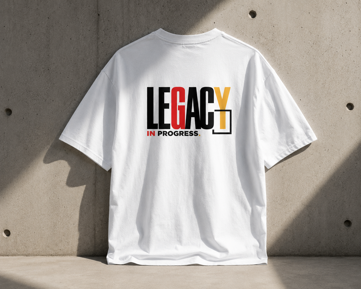 LEGACY IN PROGRESS – Unisex Oversized Classic T-Shirt