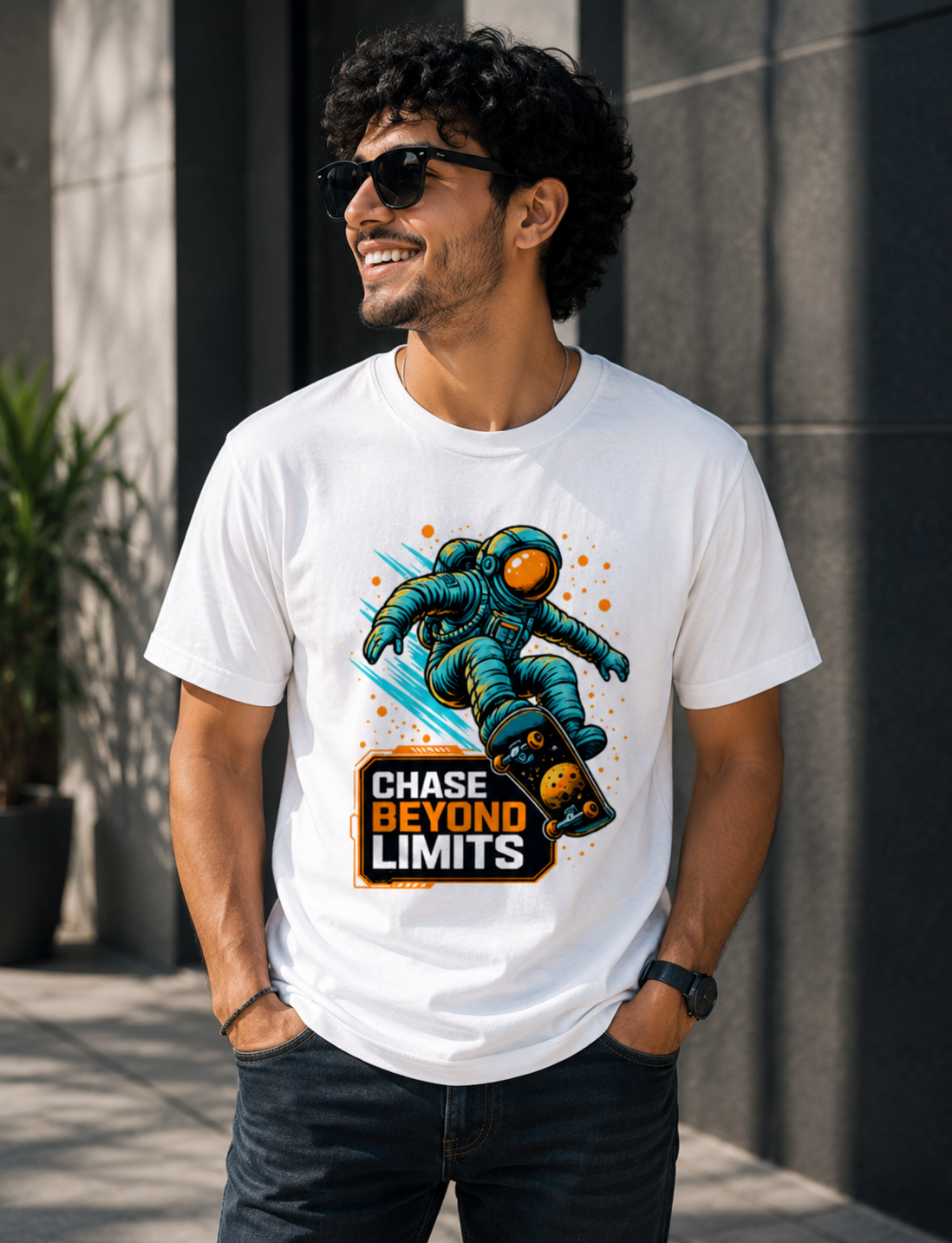 Chase Beyond Limit -- Unisex Standard Crew T-Shirt – Everyday Comfort, Timeless Style