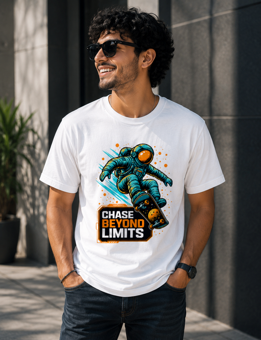 Chase Beyond Limit -- Unisex Standard Crew T-Shirt – Everyday Comfort, Timeless Style