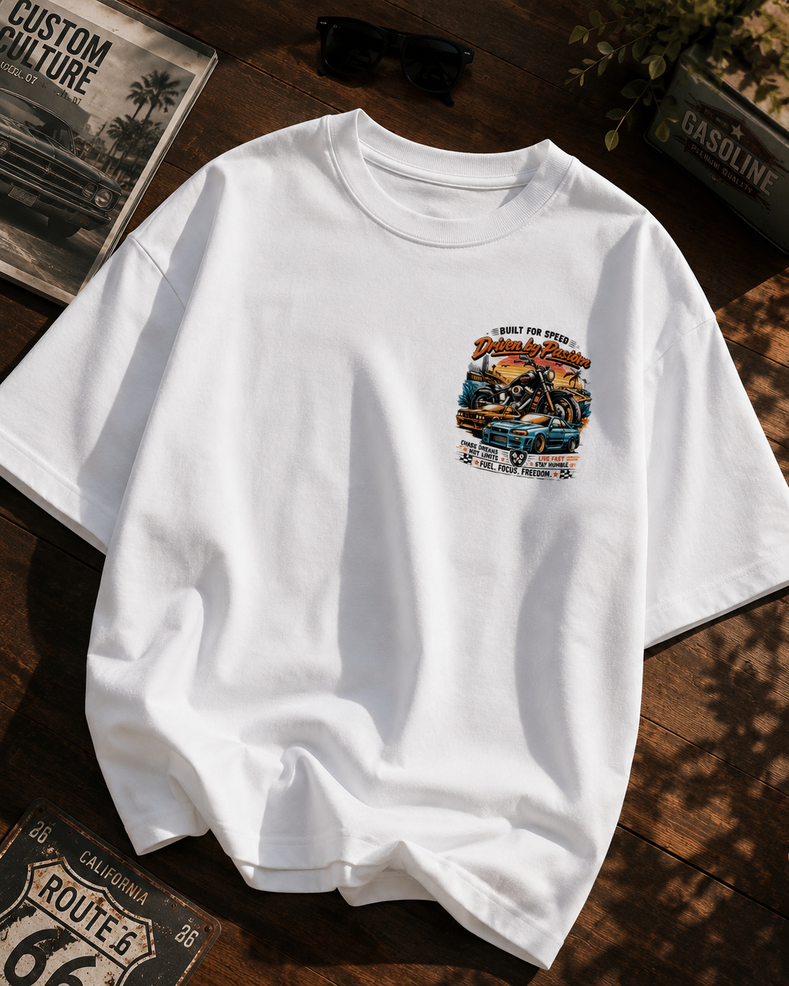 Miles Built Character Unisex Terry Oversized Tee