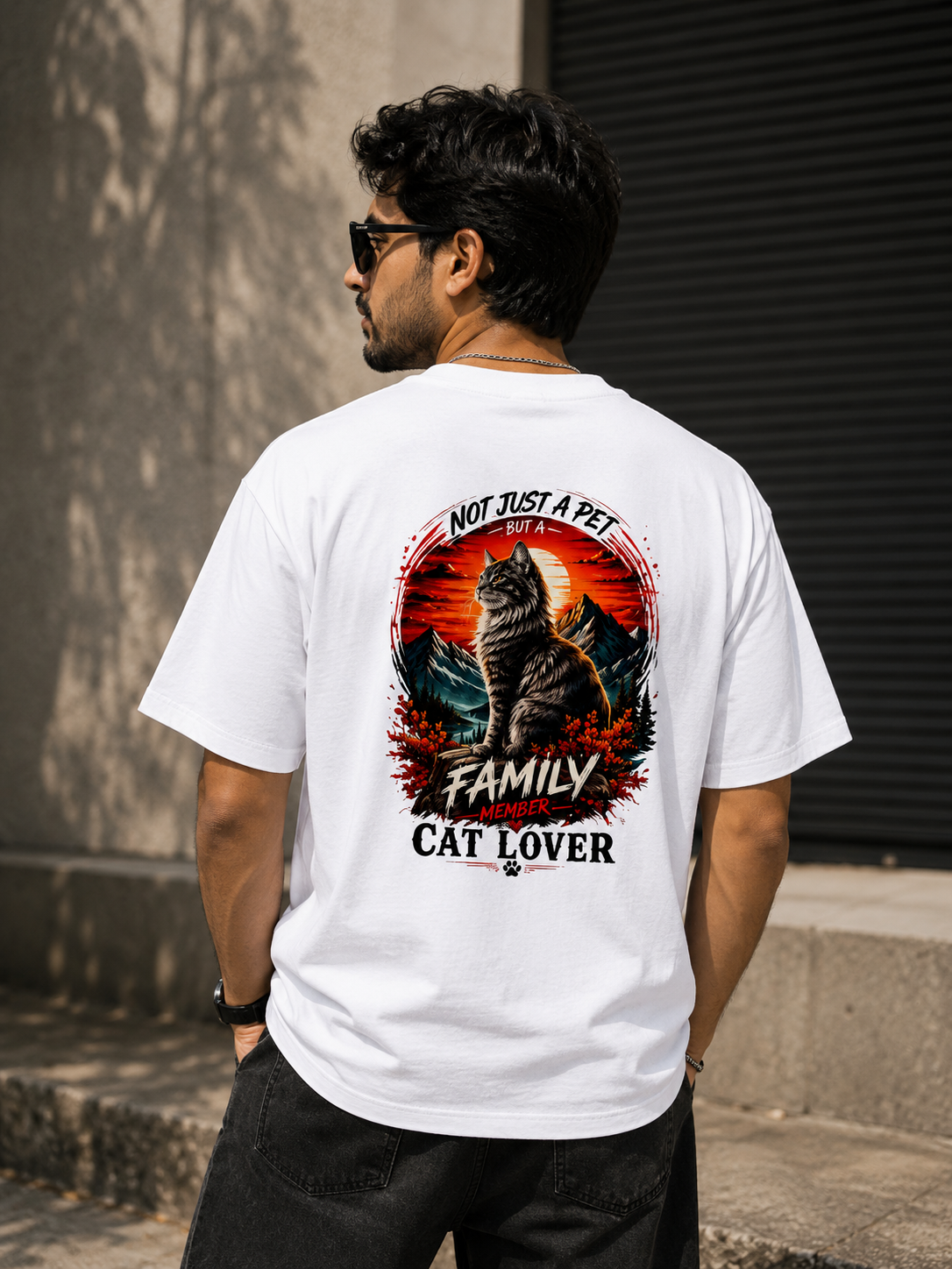 Cat Lover | Unisex Standard Crew T-Shirt | Cute Cat Graphic Tee | 100% Cotton 180 GSM