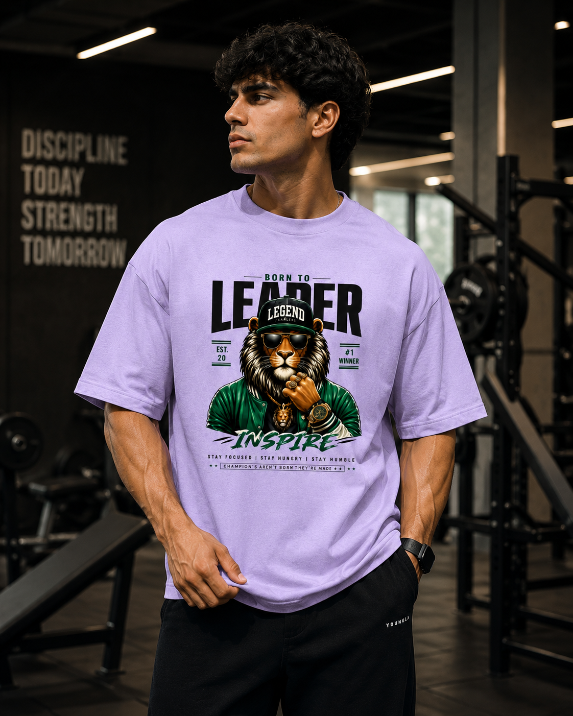 Born To Be A Leader – Unisex Oversized Classic T-Shirt