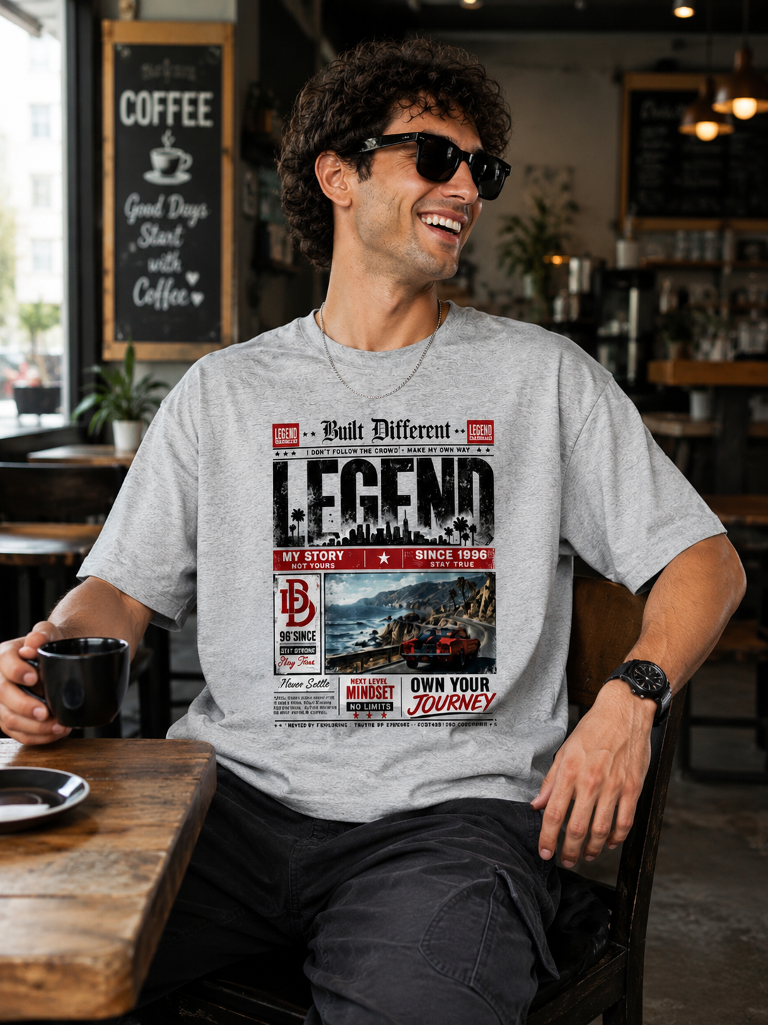Built Different — Legend Unisex Oversized Classic T-Shirt