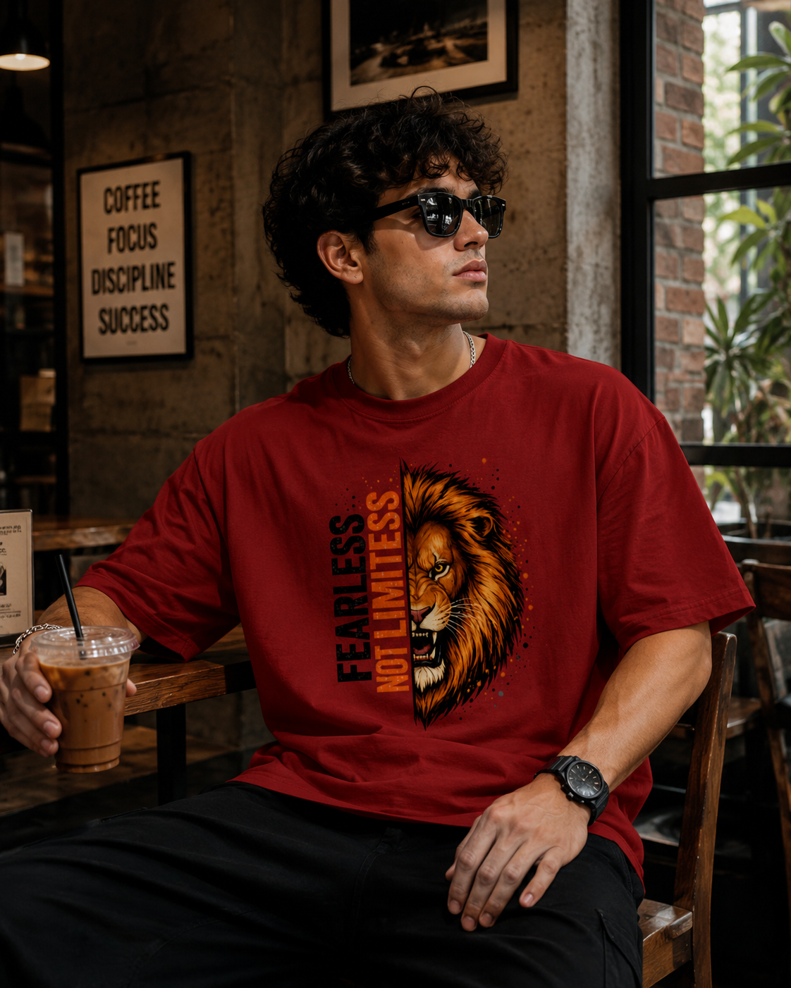 Fearless Not Limitless Unisex Oversized Classic T-Shirt