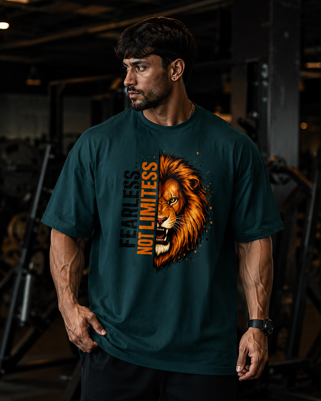 Fearless Not Limitless Unisex Oversized Classic T-Shirt