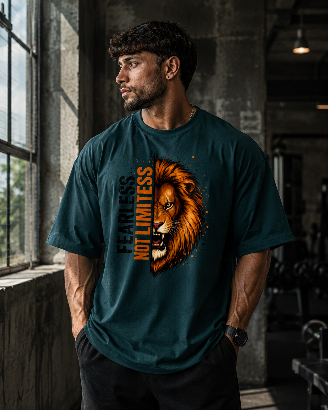 Fearless Not Limitless Unisex Oversized Classic T-Shirt