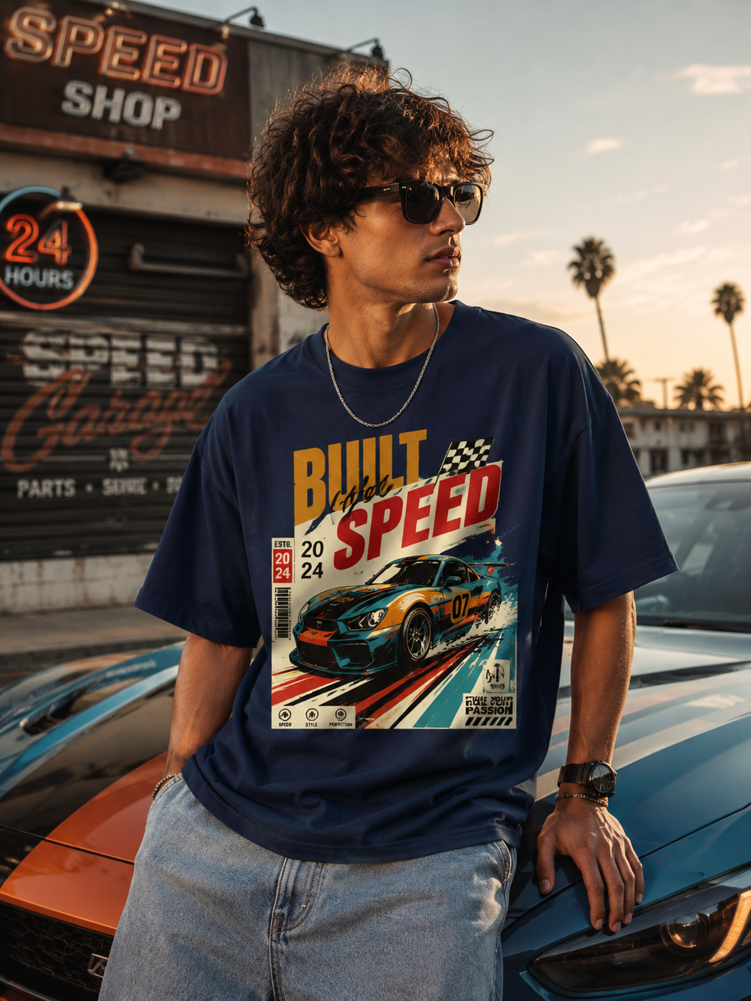 Built For Speed Unisex Oversized Classic T-Shirt