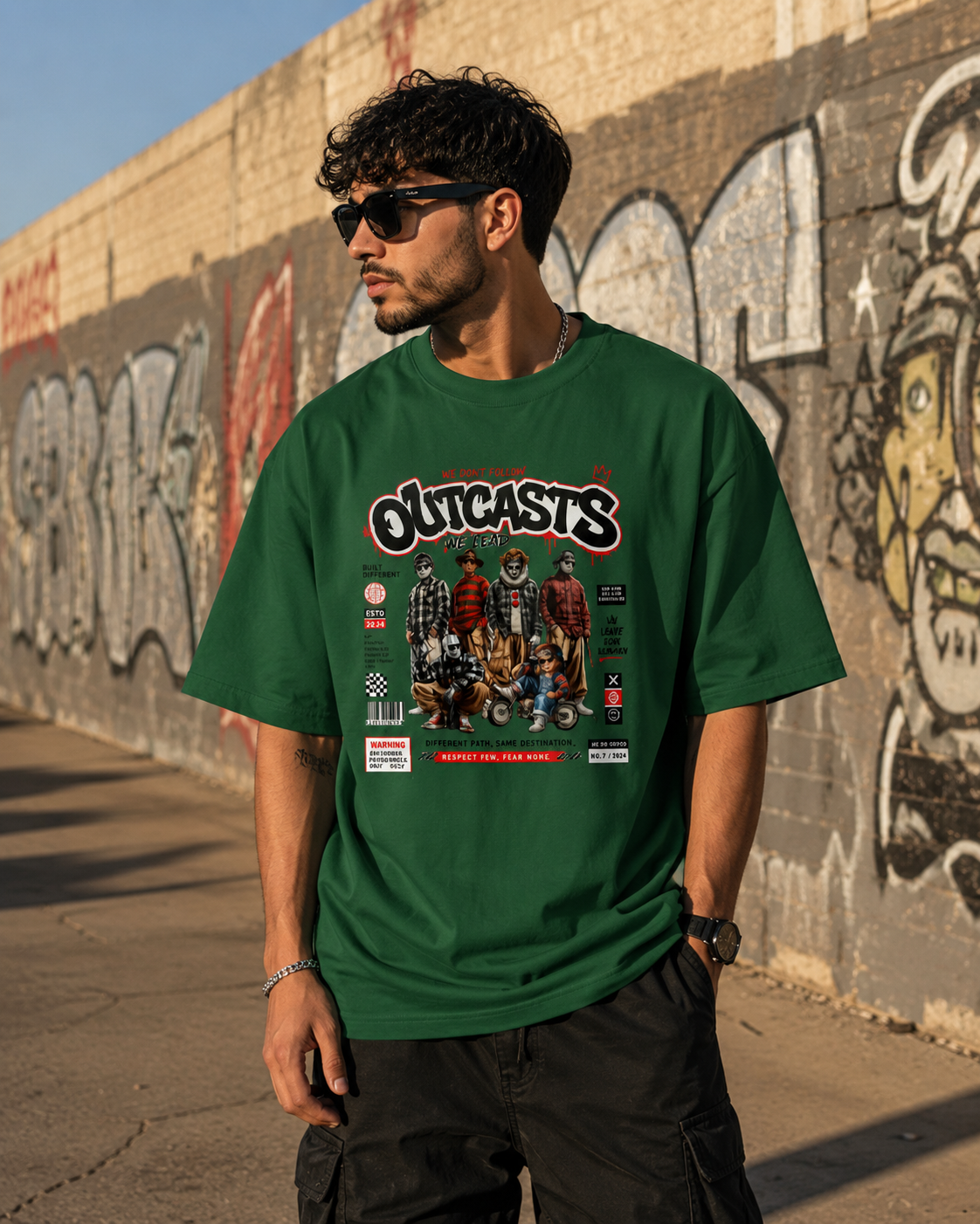 Outcast Unisex Oversized Classic T-Shirt