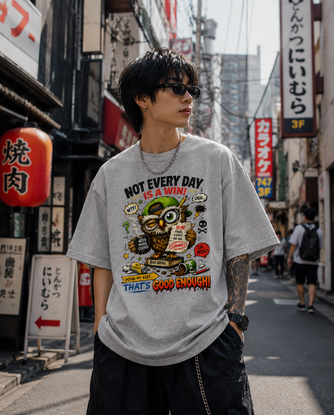 Not Everyday Is A Win Day Unisex Oversized Classic T-Shirt