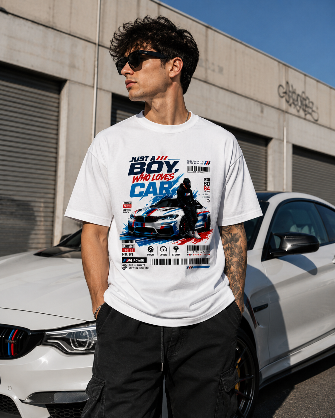 Just A Boy Who Loves Car Unisex Standard Crew T-Shirt