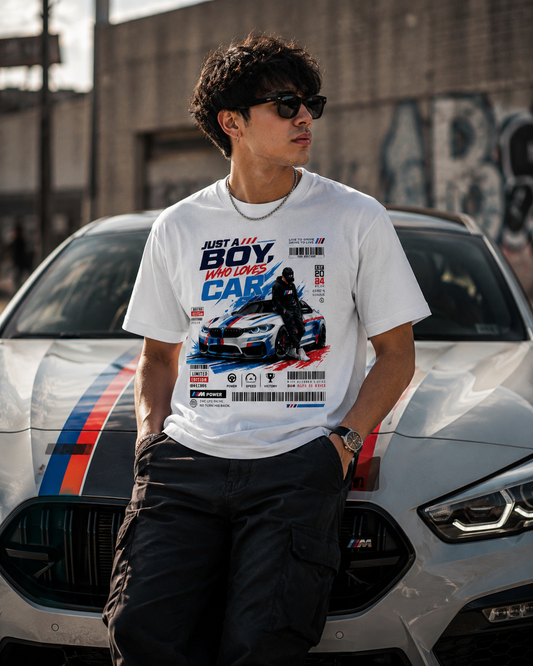 Just A Boy Who Loves Car Unisex Standard Crew T-Shirt