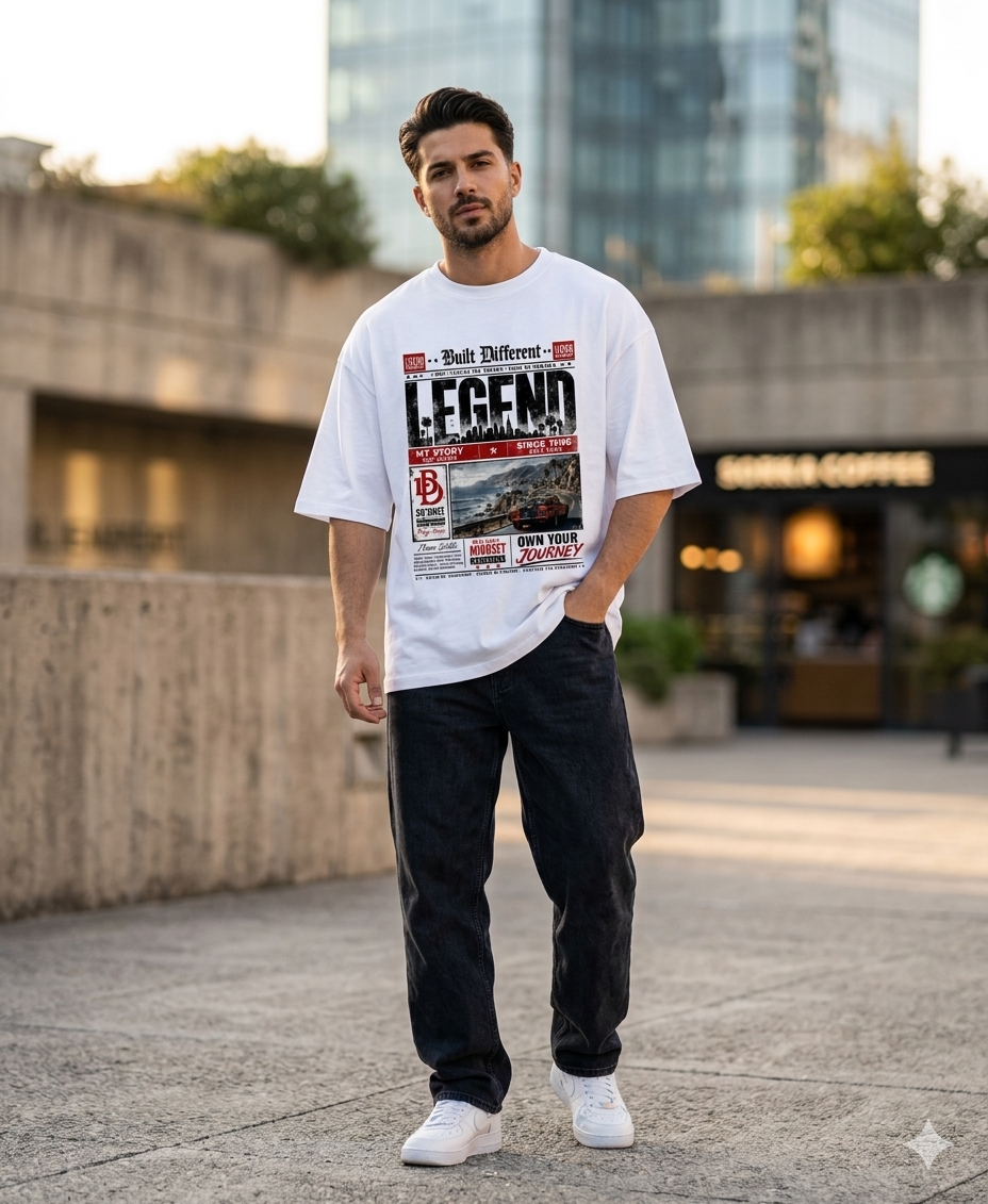 Built Different — Legend Unisex Oversized Classic T-Shirt