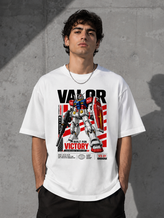 Valor Built For Victory Unisex Oversized Classic T-Shirt